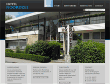 Tablet Screenshot of hotel-noordzee.com